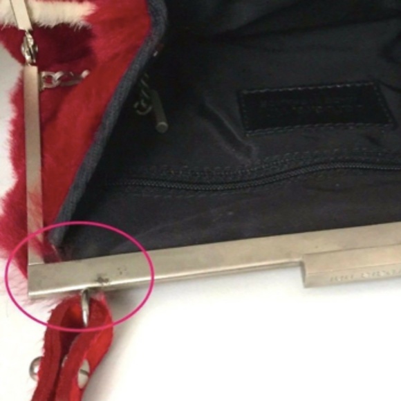 Barbara Rihl Vintage Rabbit Fur Handbag Small Bag FRANCE - Picture 9 of 9